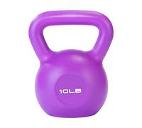 Leapiture Kettlebell da Competizione Kettlebell per Sollevamento Pesi Palestra in Casa Kettlebell Compatto per Ragazze Soggiorno Palestra Esercizi di Fitness (Viola 10 libbre)