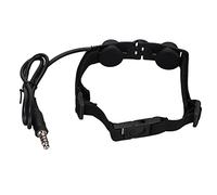 Leapiture Microfono a Gola Regolabile Microfono a Gola Regolabile con Microfono Militare Staccabile da 7,1 Mm Riduzione del Rumore Nero per Una Comunicazione Chiara