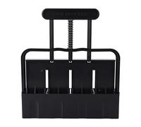 Leapiture Pressa per terreno di partenza per semi Pressa per blocco di semi per vivaio a 4 celle Pressa per blocco per piantina da giardino Comoda pressa a mano Bloccante per terre