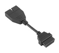 Leapiture Professionale da 12 Pin Maschio a OBD1 OBD2 16 Pin Femmina Adattatore Cavo Connettore Diagnostico Automatico Compatibile con Lo Strumento dei Veicoli