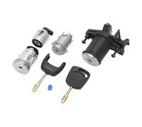 Leapiture Sostituzione interruttore di accensione per Fiesta MK5 Cilindro chiave serratura porta Set 2S61 A22050 BM 1479660 Set serratura accensione Cilindro serratura accensione