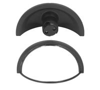 Leapiture Specchietto retrovisore per carrello elevatore Specchio grandangolare per punto cieco Specchio semicircolare convesso regolabile per la maggior parte dei carrelli
