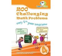 Learn 2 Think P 200 Challenging Math Problems every 4th Grader shoul (Tascabile)