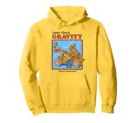 Learn About Gravity Sarcastic Retro Funny Adult Humor Felpa con Cappuccio