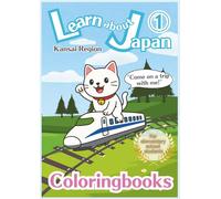 Learn about Japan 01 Kansai Region Coloring Book: MANEKINEKO's Japantour01