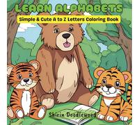 Learn Alphabets: Simple & Cute A to Z Letters Coloring Book