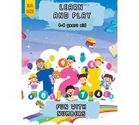 Learn and Play | Fun with numbers | 4-8 years old: learning activity book for kids | a fun workbook game | Problem-Solving and puzzles | kids activity ... Coloring, Mazes, and Trace letters and words