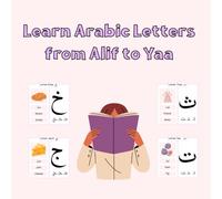 Learn Arabic Letters from Alif to Yaa: Arabic Alphabet for Beginners | Bilingual Learning Book with Pictures & English Words
