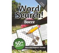 Learn Bocce 2026 Word Search Puzzle Book: Bocce Terms Word Search - 110 pages, 50+ puzzles. Great gift for fans, players, trainers & coaches during a round, travel, holidays and free time.