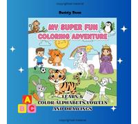 Learn & Color: Alphabets, vowels and drawings: Learn Alphabets A-Z with Easy Pictures and Coloring for early learners