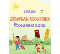 Learn European Countries Coloring Book