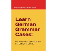 Learn German Grammar Cases: der Nominativ, der Akkusativ, der Dativ, der Genitiv.