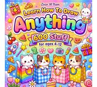 learn How To Draw Anything Ages 5-12: 600 Cute Fun Easy Stuff Step-by-Step Drawing Guid for Animals, Objects, and Characters