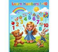 Learn number 1-10: A Fun Counting, Tracing & Coloring Workbook for Preschoolers Ages 3-5