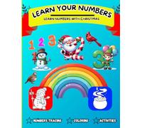Learn Numbers with Christmas: Learn to Count and Trace with Holiday Cheer - For Kids Ages 3-7