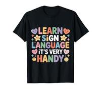 Learn Sign Language It's Very Handy Gesti dell'ASL - Maglietta
