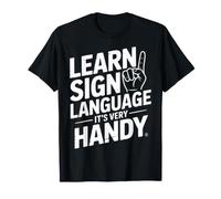 Learn Sign Language It's Very Handy Gesti dell'ASL - Maglietta