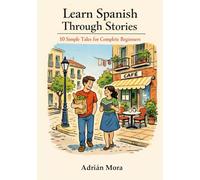Learn Spanish Through Stories: 10 Simple Tales for Complete Beginners: A1-Level Reading with Essential Grammar, Vocabulary and Everyday Conversation with Exercises & Phonetics for Adult Learners