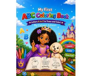 Learn the Alphabets with the Afro Princess: Learn, trace and color the alphabets from A to Z
