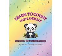Learn to count with animals: Numbers 1-20 workbook for kids