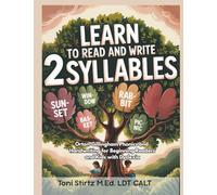 Learn to Read and Write 2 Syllables: Orton-Gillingham Phonics and Handwriting for Beginning Readers and Kids with Dyslexia