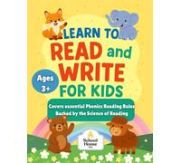 Learn to Read and Write: Pre-K Edition (Level 1): A Fun Phonics Workbook for Preschoolers to Master Letters, CVC Words, and Early Writing Skills