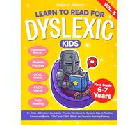 Learn to Read for Dyslexic Kids. An Orton Gillingham Decodable Phonics Workbook for Dyslexic Kids to Practice Consonant Blends, CCVC and CVCC Words and Develop Reading Fluency. First 1st Grade