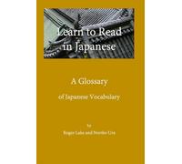 Learn to Read in Japanese, A Glossary