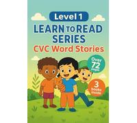 Learn to read Level 1 collection: 3 Simple CVC Beginner Reader Stories for Kids Ages 3-6 | Early Phonics Practice with Gentle Spanish Support
