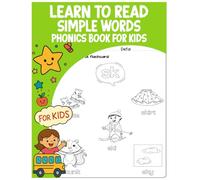 learn to read simple words - Phonics book for Kids: consonant blends, CVC words, sight word familie