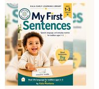 Learn to Talk: My First Sentences - Speech, Language, and Everyday Routines for Toddlers Ages 1-3: A Real-Photo Sentence Book with Word Cards, Grammar ... Transfer for Parents and Caregivers: 6