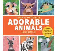 Learn to Watercolor Adorable Animals: 20 Step-by-Step Beginner-Friendly Lessons on Watercolor Paper