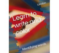 Learn to write and color: Identifying words