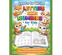 Learn to Write Letters and Numbers for Kids: Practice Alphabet A-Z and Numbers 0-10