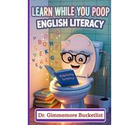 Learn While You Poop - English Literacy: 100 Blank Lined Journal to Write in, Funny Fake Book Cover, Gag Gift Idea for Men, Women, Adults, Family, Friends, Couple, colleague, student