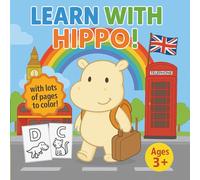 Learn with Hippo: Fun Animal Alphabet Coloring Book for Early Learners