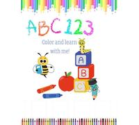 Learn with me ABC 123 Coloring Book