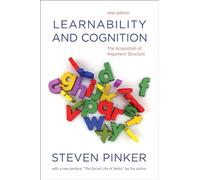 Steven Pinker Learnability and Cognition (Tascabile)
