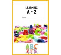 Learning A-Z Worksheet | Alphabet Handwriting Practice | Word-Sentence Writing