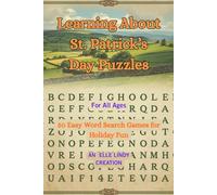 Learning about St. Patrick's Day Puzzles: 50 Easy Word Search Games for Holiday Fun (Large Print)