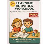 LEARNING ACTIVITIES WORKBOOK: Sight Words Word Search Crossword Puzzles