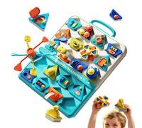 Learning Activity Board, Motor Sensory Play Toys, Portable Handle Training Board, Early Childhood Education Accessory, Engaging Interactive Play Aid, Suitable for Children Preschool Classroom