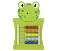 LEARNING ADVANTAGE Frog Activity Wall Panel - Toddler Activity Center - Toddler Activity Tounted Toy for Kids Aged 18M+ - Decor for Bedrooms and Play Areas