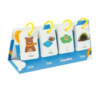 Learning Chart, Sentence Building Kit, 8.39x3.11x4.21 inches Adorable Reading Flashcards Set 78 Cards, Phrase Training Flash Cards for Kindergarten Nursery School Home