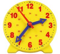 Learning Clock, Time Teaching & Demonstration Clock Model,early Education Telling The Time Clock for Kids,4 Inch 12/24 Hour for Ages 4+
