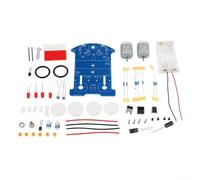 Learning Electronics Smart Car Kit di saldatura fai da te con comparatore LM393, sensore fotoresistore e azionamento del motore per la pista nera seguente progetto