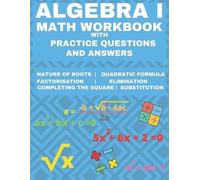 Learning Hub Pu Algebra 1 Math Workbook with Practice Questions and (Tascabile)