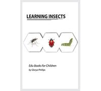 Learning Insects: Montessori real insects book for babies and toddlers, bits of intelligence for baby and toddler, children's book, learning resources.