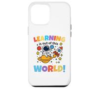 Learning Is Out Of This World Space Back To School Teacher Custodia per iPhone 12 Pro Max