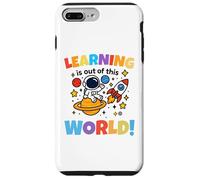 Learning Is Out Of This World Space Back To School Teacher Custodia per iPhone 7 Plus/8 Plus